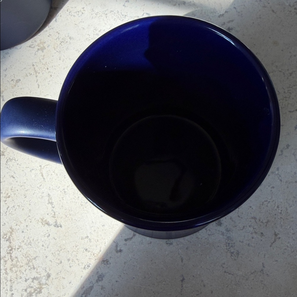 NWT Johns Hopkins University Navy Blue Logo Mug Ceramic - Picture 2 of 4
